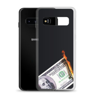 breathin Streetwear Shop, Wien - Samsung Handyhülle, Samsung Smartphone Case Burning Benjamin