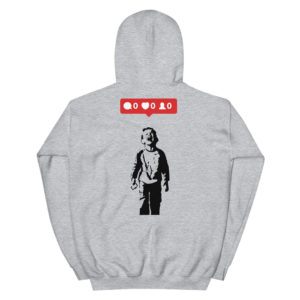 breathin Streetwear, Banksy Nobody Likes me Hoodie, breathin banksy