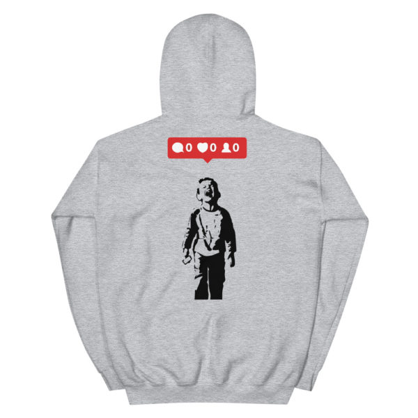 breathin Streetwear, Banksy Nobody Likes me Hoodie, breathin banksy