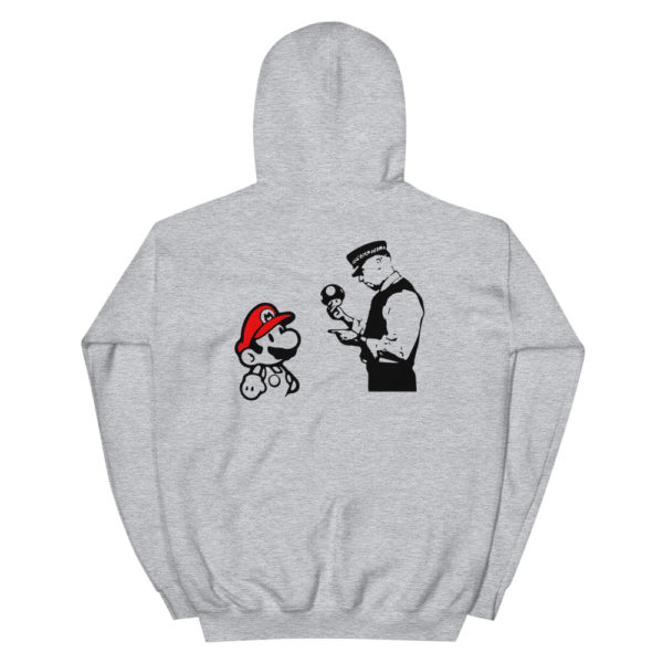 Streetwear Shop, Banksy Mario & Cop Hoodie, breathin banksy