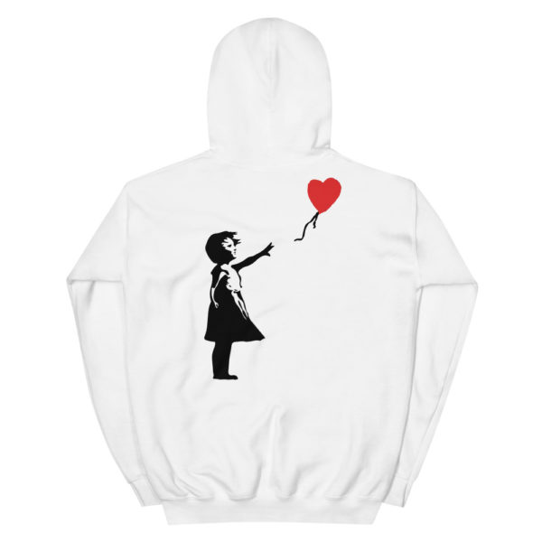 Streetwear Shop, Banksy Girl With Balloon Hoodie, breathin banksy